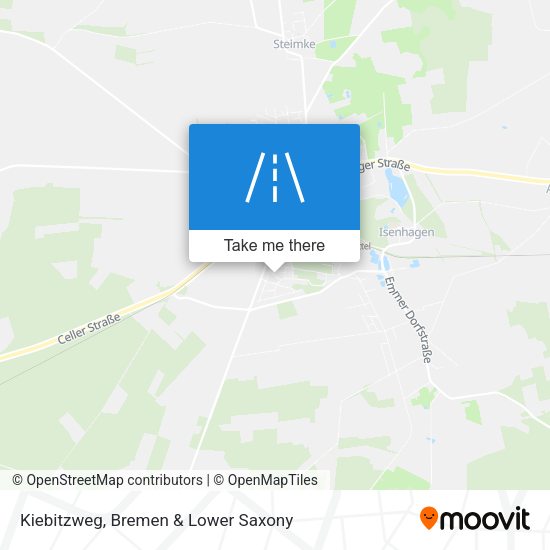 Kiebitzweg map