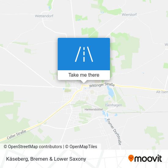 Käseberg map