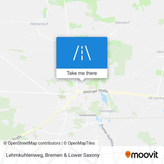 Lehmkuhlenweg map