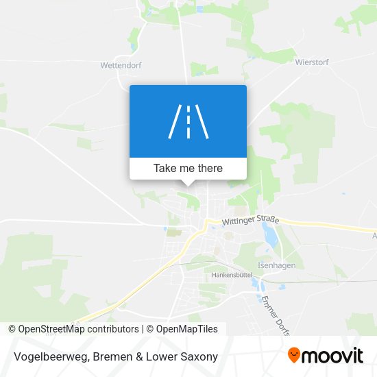 Vogelbeerweg map