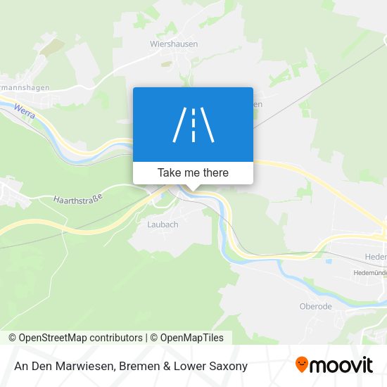An Den Marwiesen map
