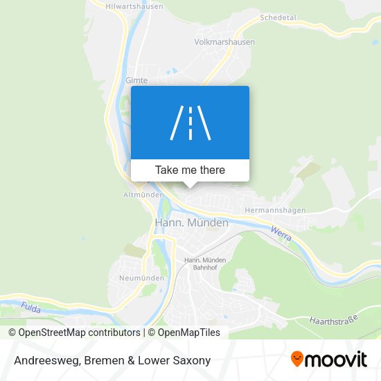 Andreesweg map