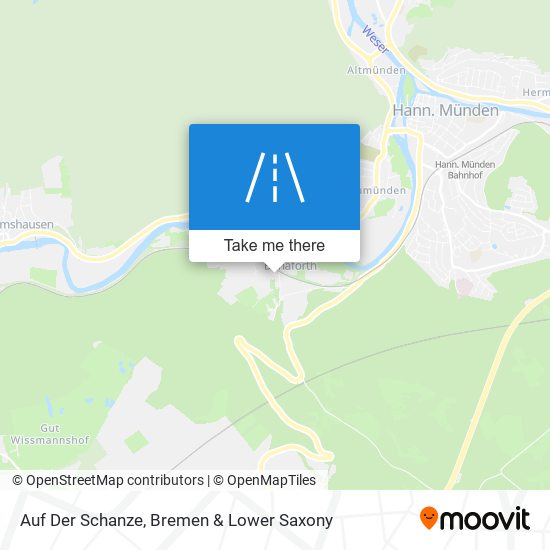 Auf Der Schanze map