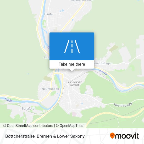 Böttcherstraße map