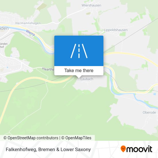 Falkenhofweg map