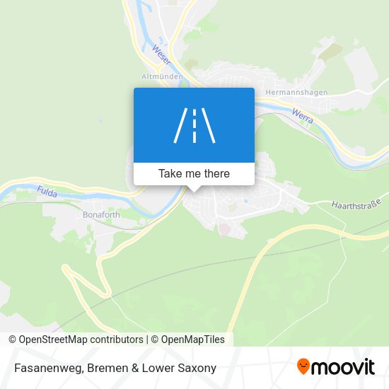 Fasanenweg map