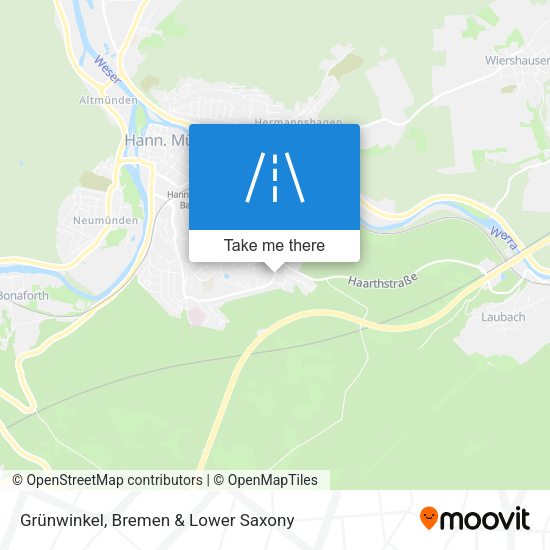 Grünwinkel map