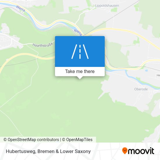 Hubertusweg map
