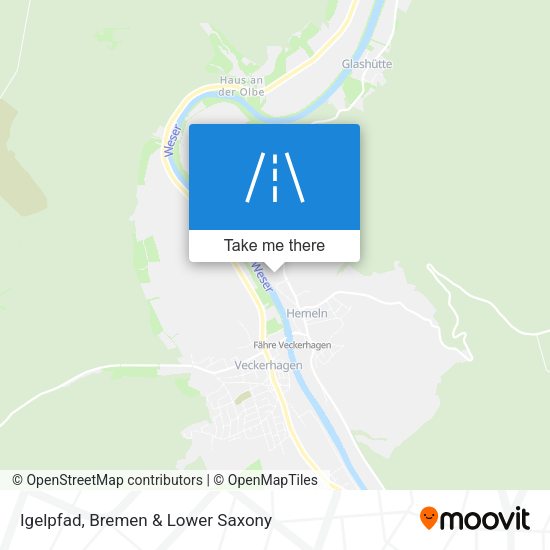 Igelpfad map