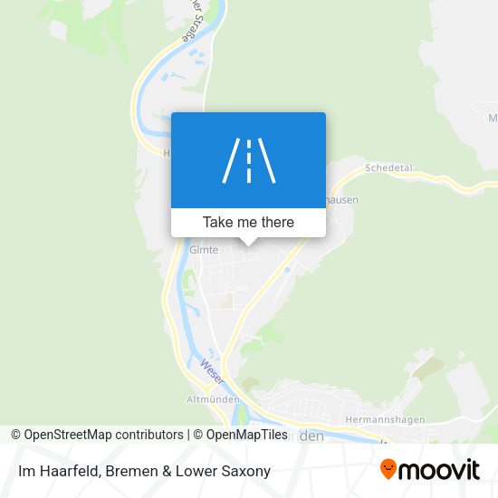 Im Haarfeld map