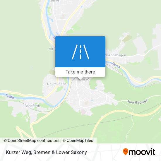Kurzer Weg map