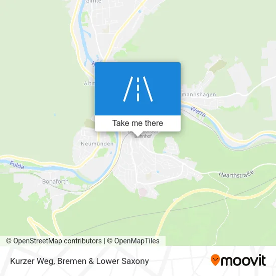 Карта Kurzer Weg