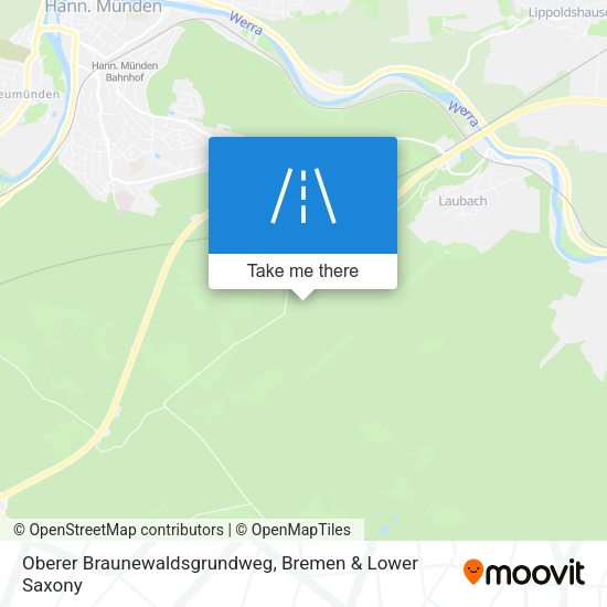 Oberer Braunewaldsgrundweg map