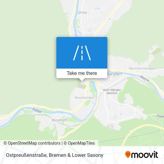 Ostpreußenstraße map