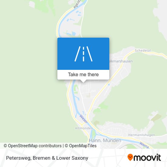 Petersweg map