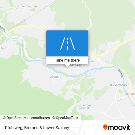Pfuhlweg map