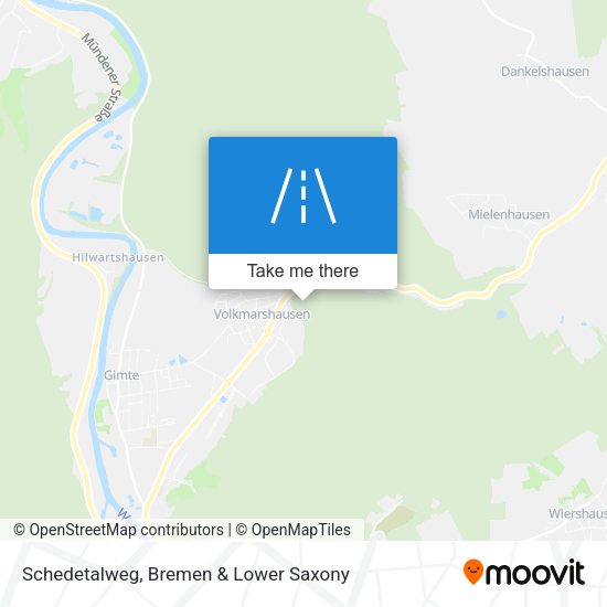 Schedetalweg map