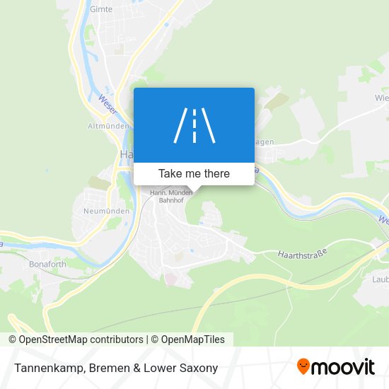 Tannenkamp map