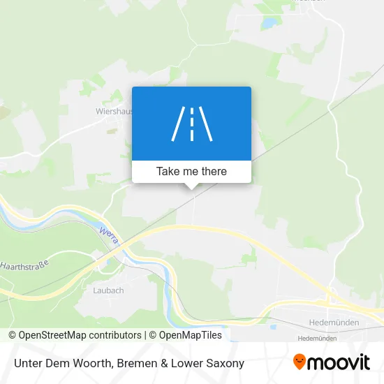 Карта Unter Dem Woorth