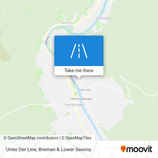Unter Der Line map