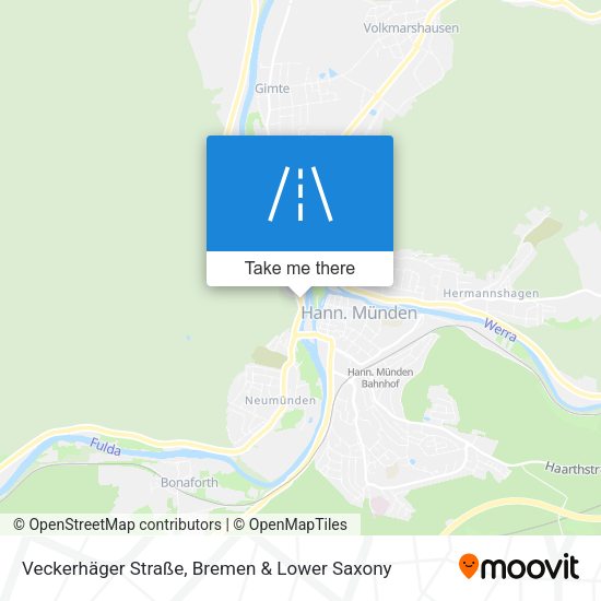 Veckerhäger Straße map