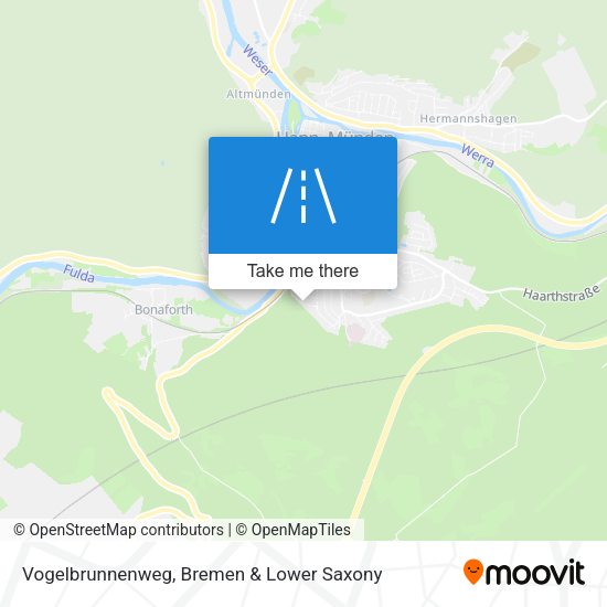 Vogelbrunnenweg map