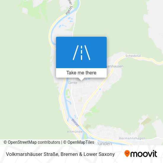 Volkmarshäuser Straße map