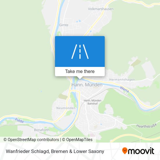 Wanfrieder Schlagd map