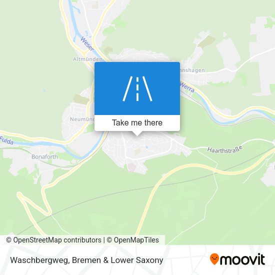 Waschbergweg map
