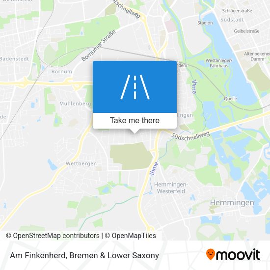 Am Finkenherd map
