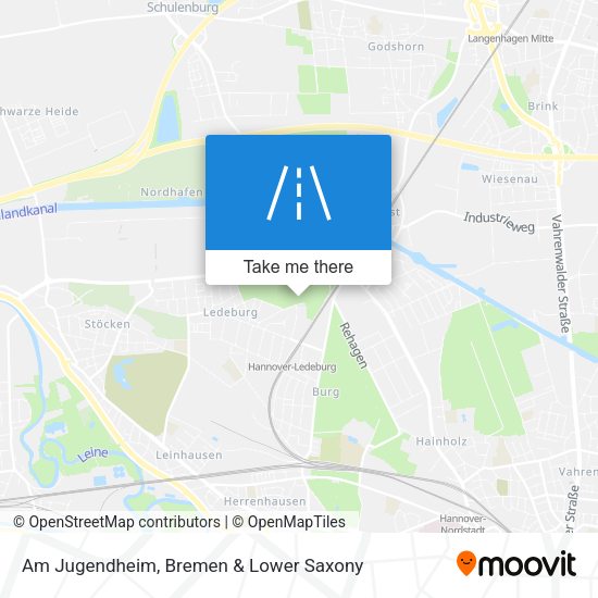 Am Jugendheim map