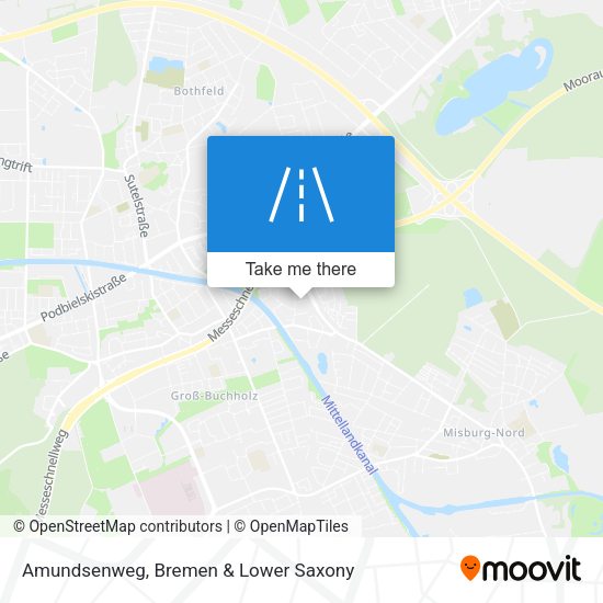 Amundsenweg map