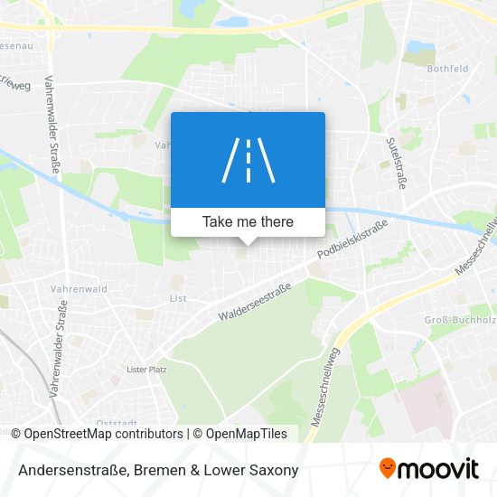 Andersenstraße map