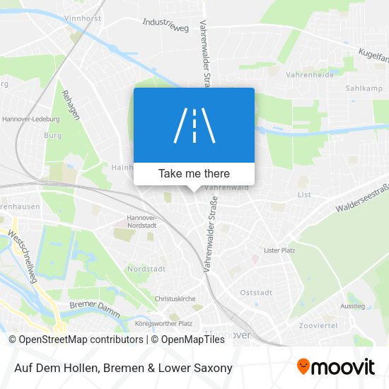 Auf Dem Hollen map