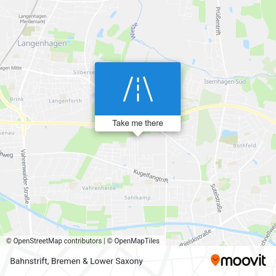 Bahnstrift map