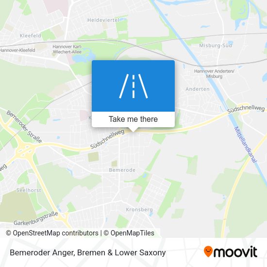 Bemeroder Anger map