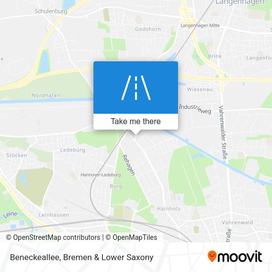 Beneckeallee map