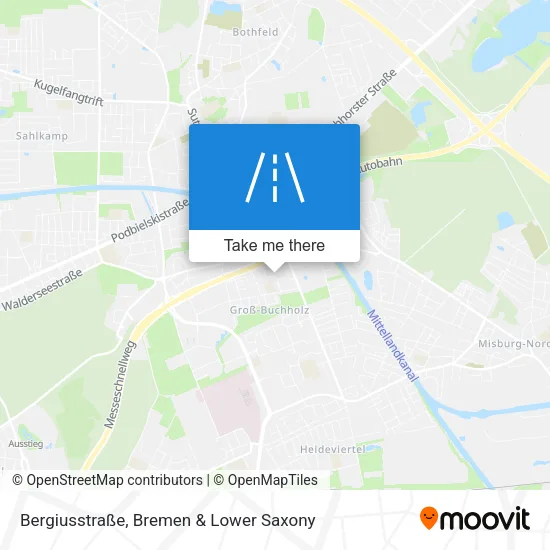 Карта Bergiusstraße