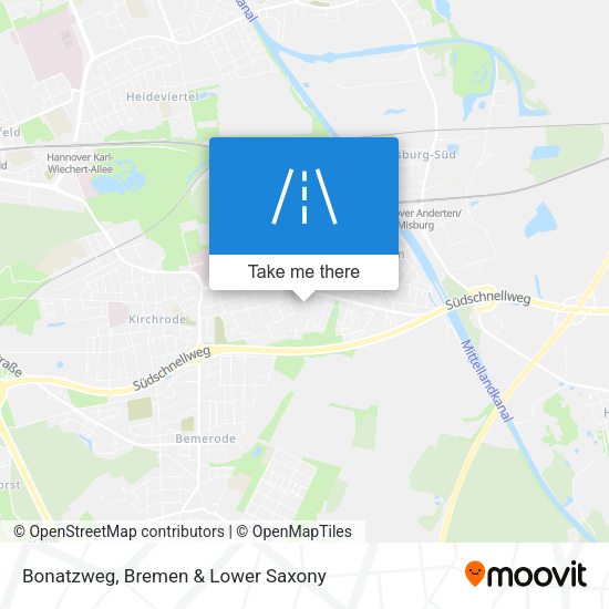 Bonatzweg map