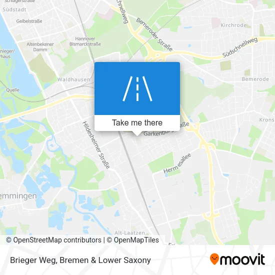 Карта Brieger Weg
