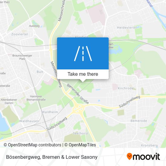 Bösenbergweg map