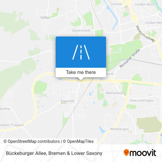 Bückeburger Allee map