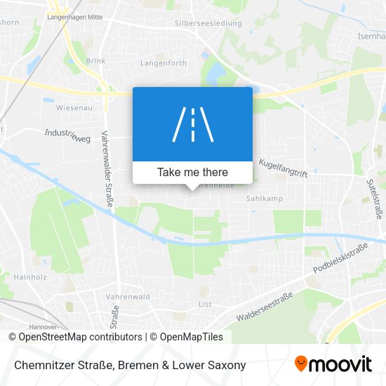 Chemnitzer Straße map