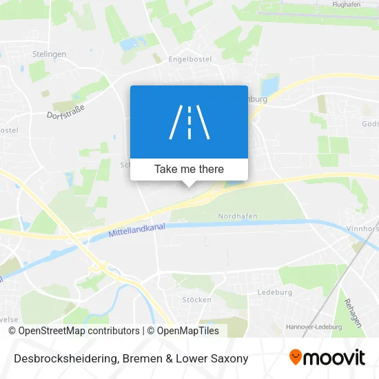 Карта Desbrocksheidering