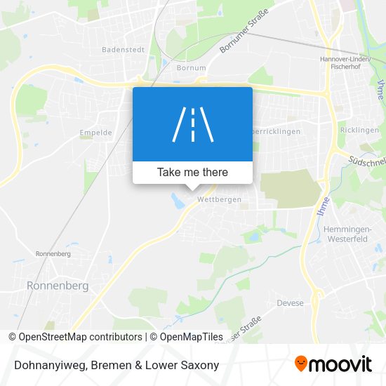 Dohnanyiweg map