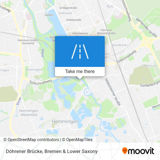 Döhrener Brücke map