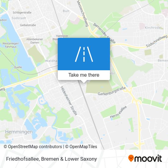 Friedhofsallee map