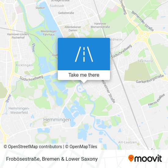 Frobösestraße map