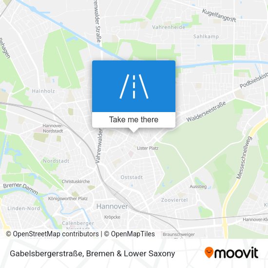 Gabelsbergerstraße map