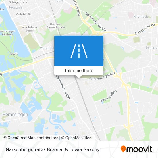 Garkenburgstraße map